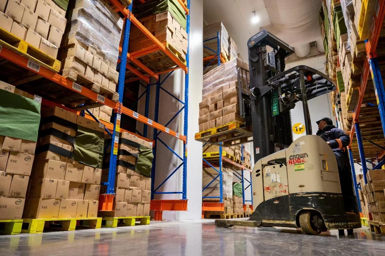 萬緯冷鏈南寧園區(qū)。 人民網(wǎng) 嚴(yán)立政攝