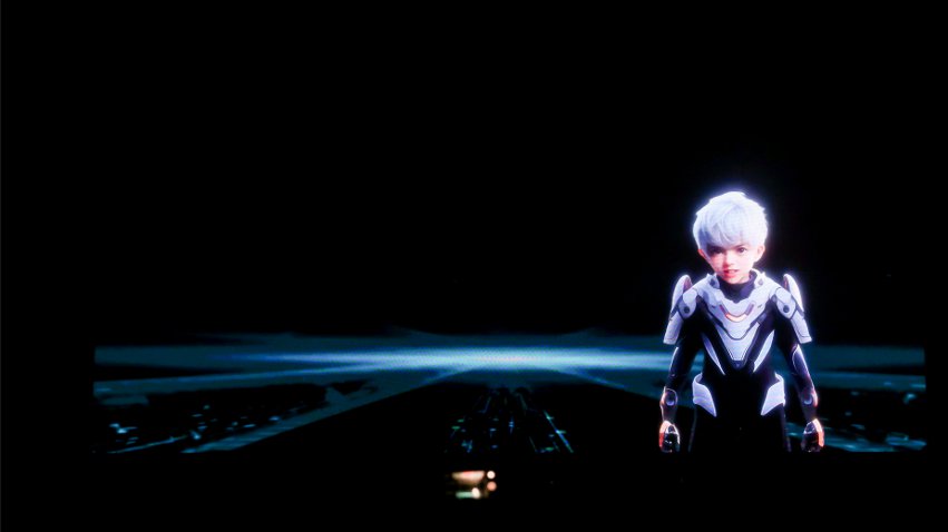 人民網(wǎng)原創(chuàng)虛擬主持人白澤。主辦方供圖